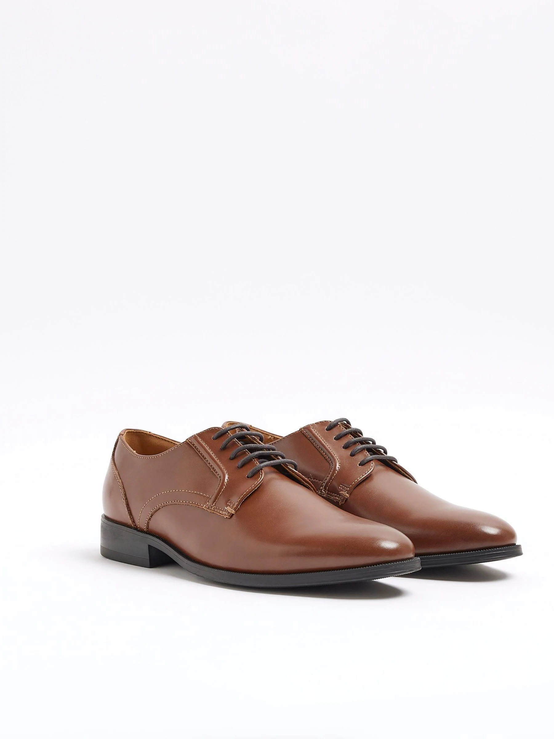 Bruin - River Island Formele Derby Schoenen