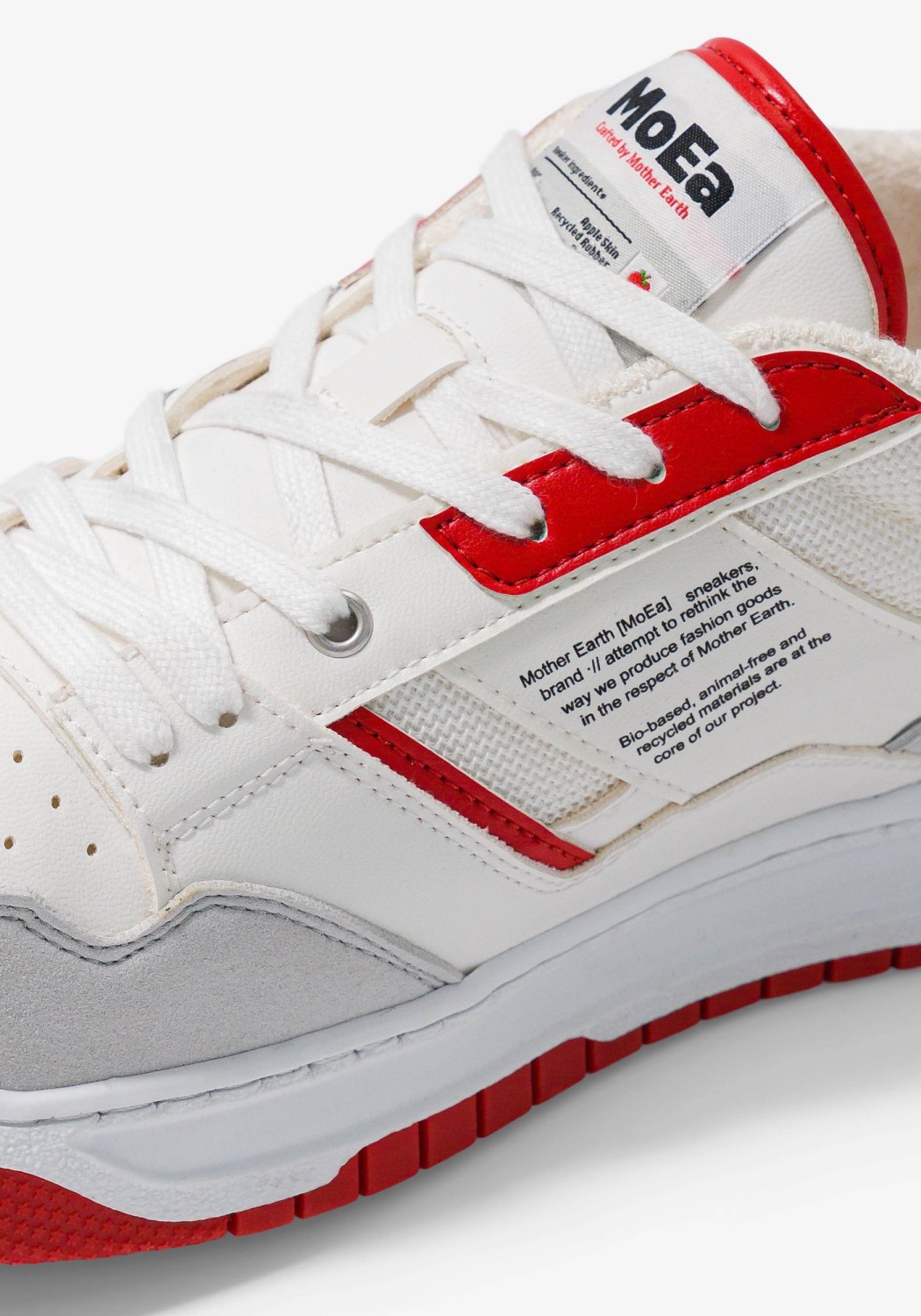 MoEa Gen2 Apple White & Red