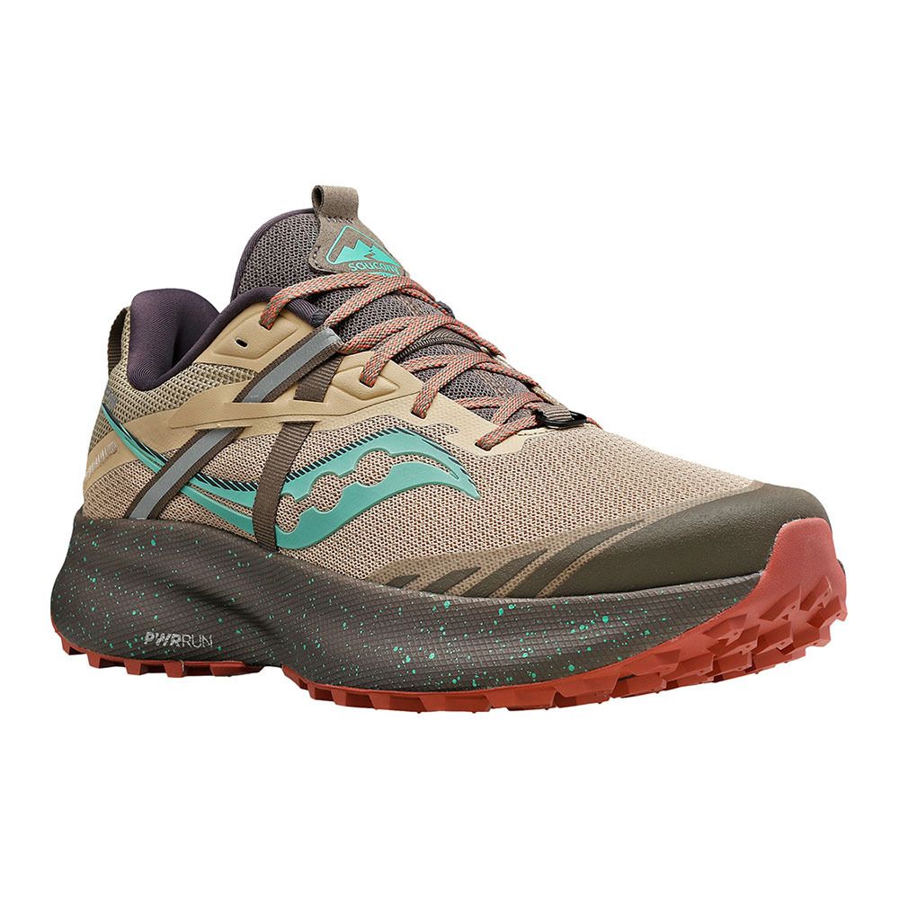 Saucony RIDE 15 TR - Chaussures trail Femme desert/sprig