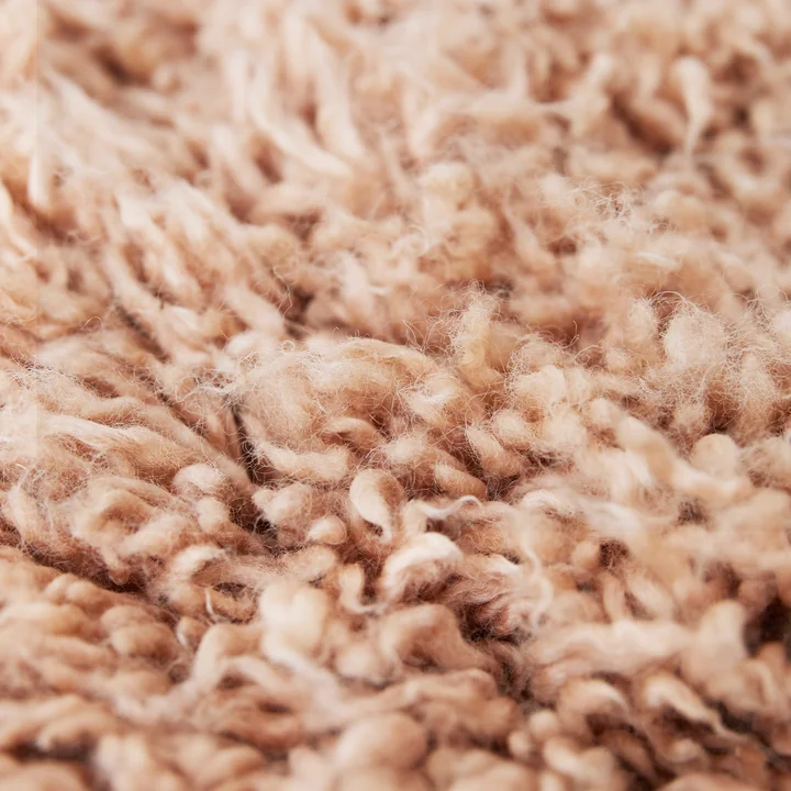 HKliving - Fluffy Teppich, 200 x 300 cm, espresso