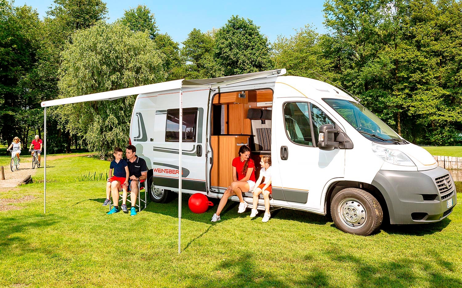 Fiamma F80s Markise 425 Titanium / Royal Blue 425 cm