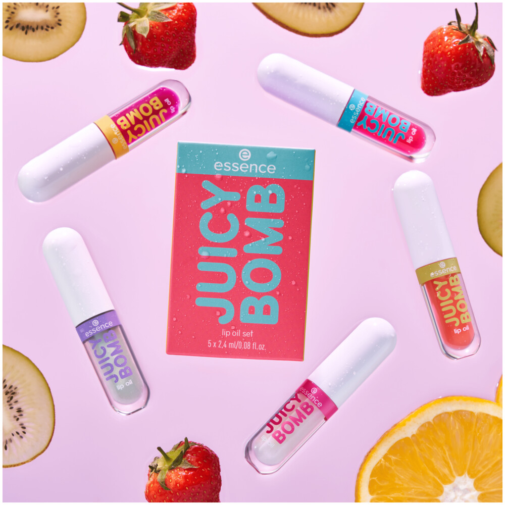 essence Juicy Bomb Lip Iil Set01 Glossy days ahead!