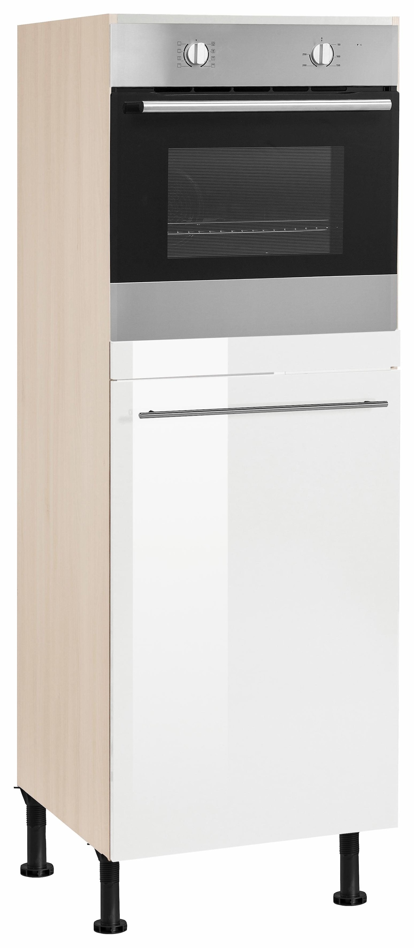 OPTIFIT Backofen/Kühlumbauschrank »Bern« 60 cm breit, 176 cm hoch, höhenverstellbare Stellfüsse, mit Metallgriff