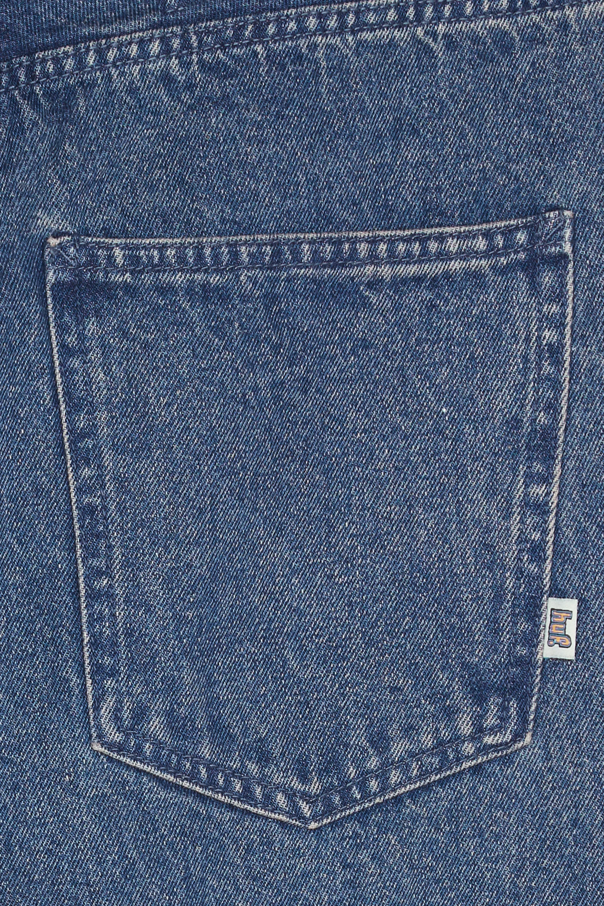 HUF Jean  CROMER WASHED Bleu