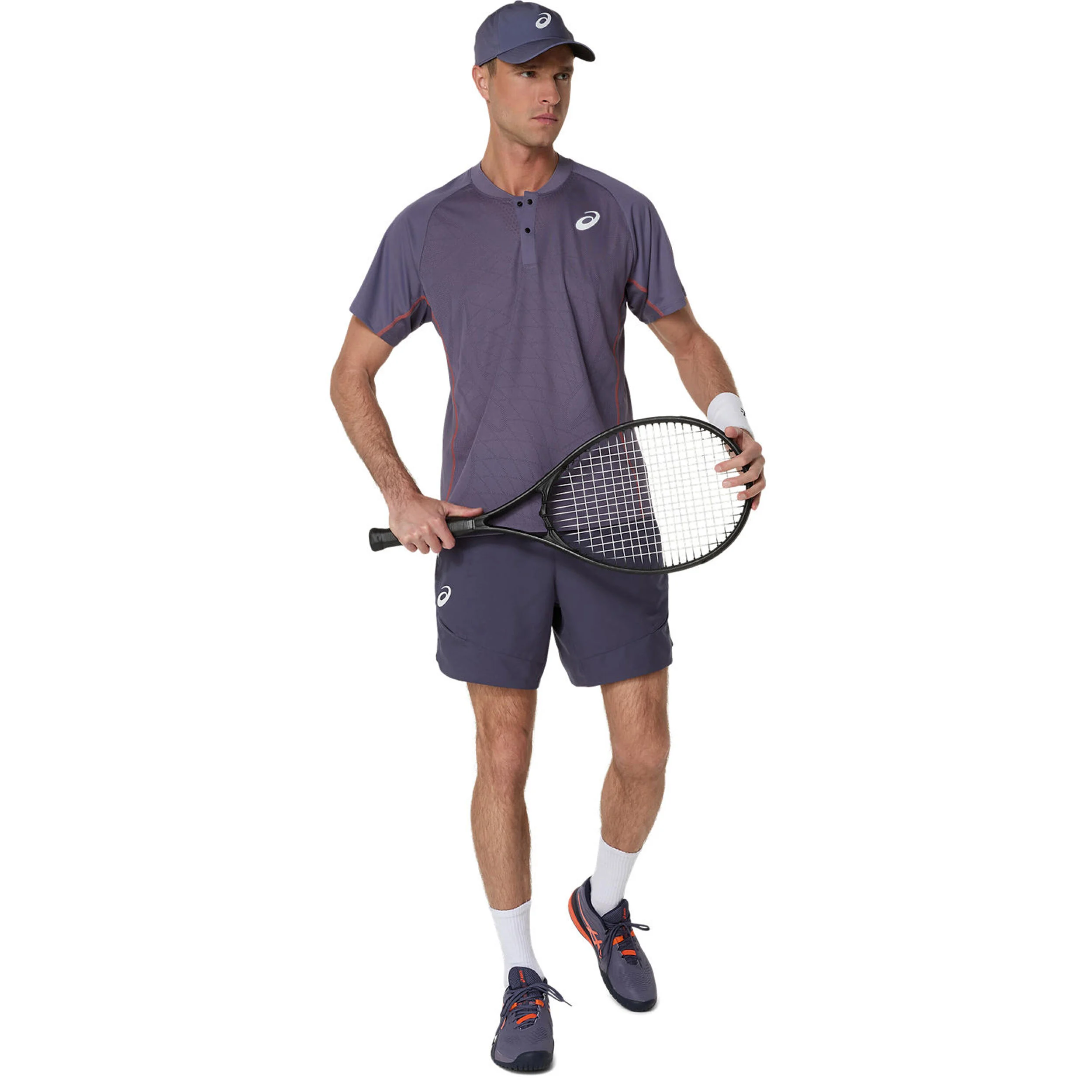 ASICS Match Actibreeze Polo Hommes - Violet
