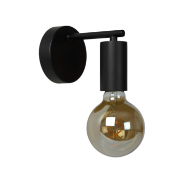 Lucide wandlamp Leanne 40W zwart