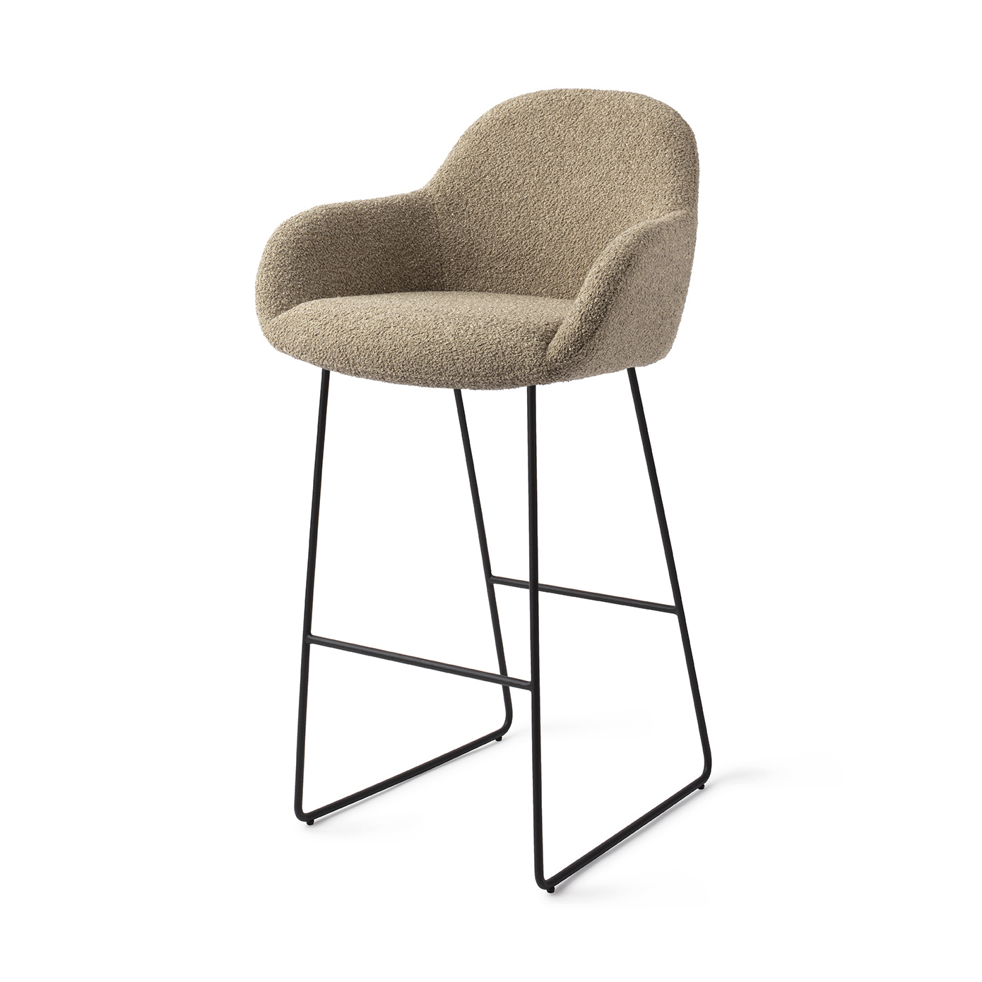 Barstoel Kushi bar slide black moss meadow