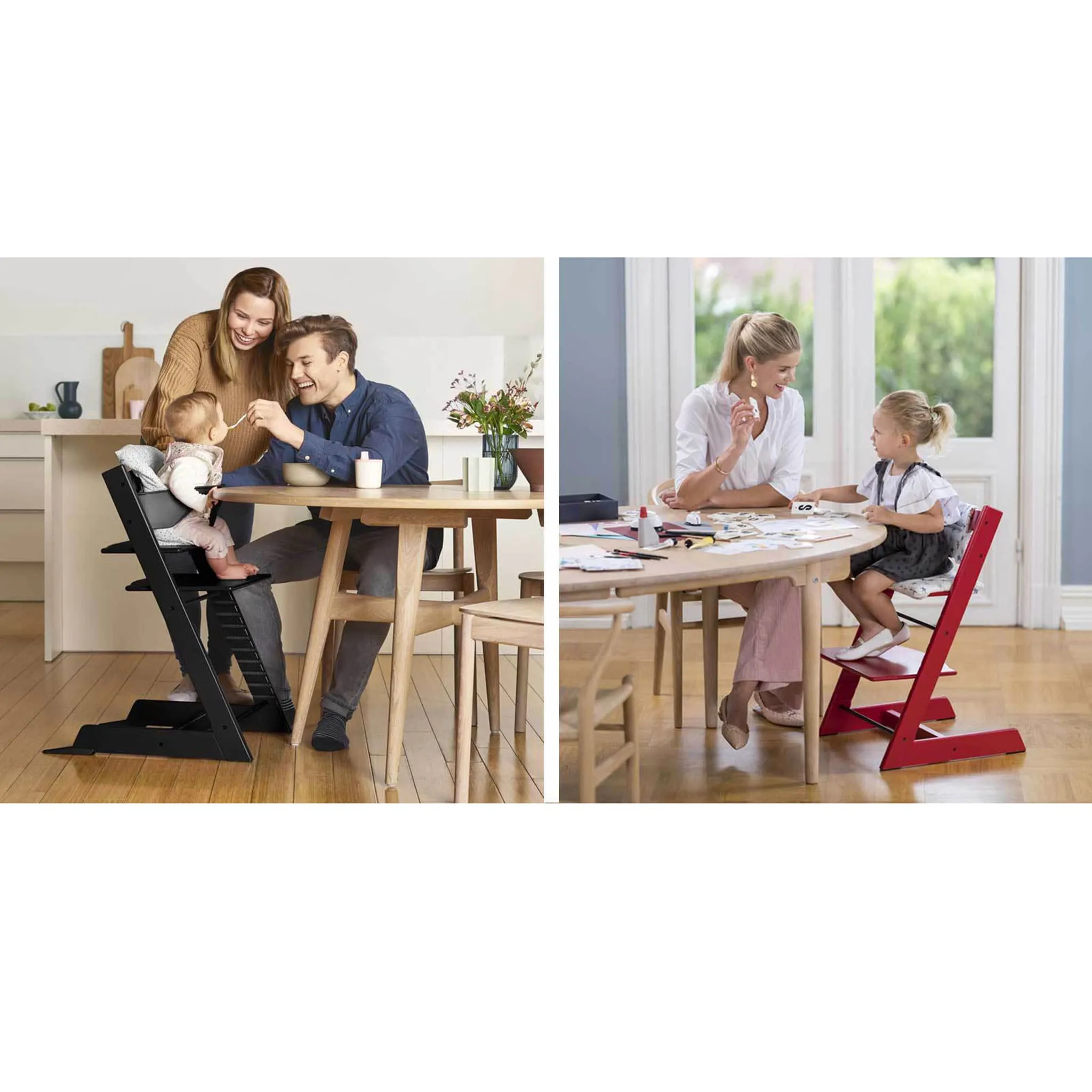 Stokke Chaise Haute Tripp Trapp® + Tripp Trapp® Baby Set - Blanc