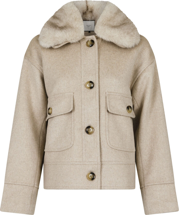 Neo Noir Pitti Wool Jacket Sand