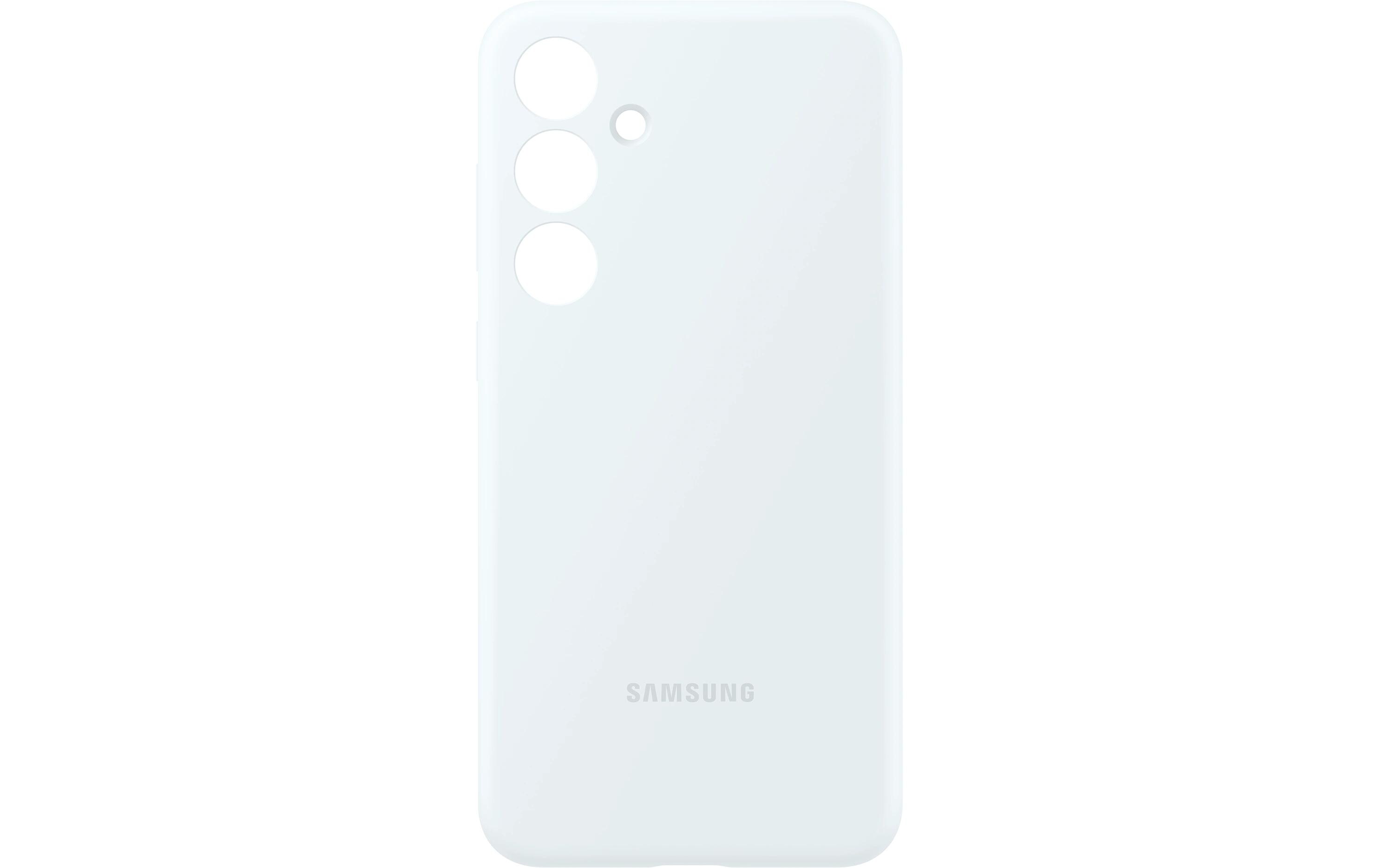 Back Cover Silicone Galaxy S24+ WeissSchutzhülle für das Samsung Galaxy S24+