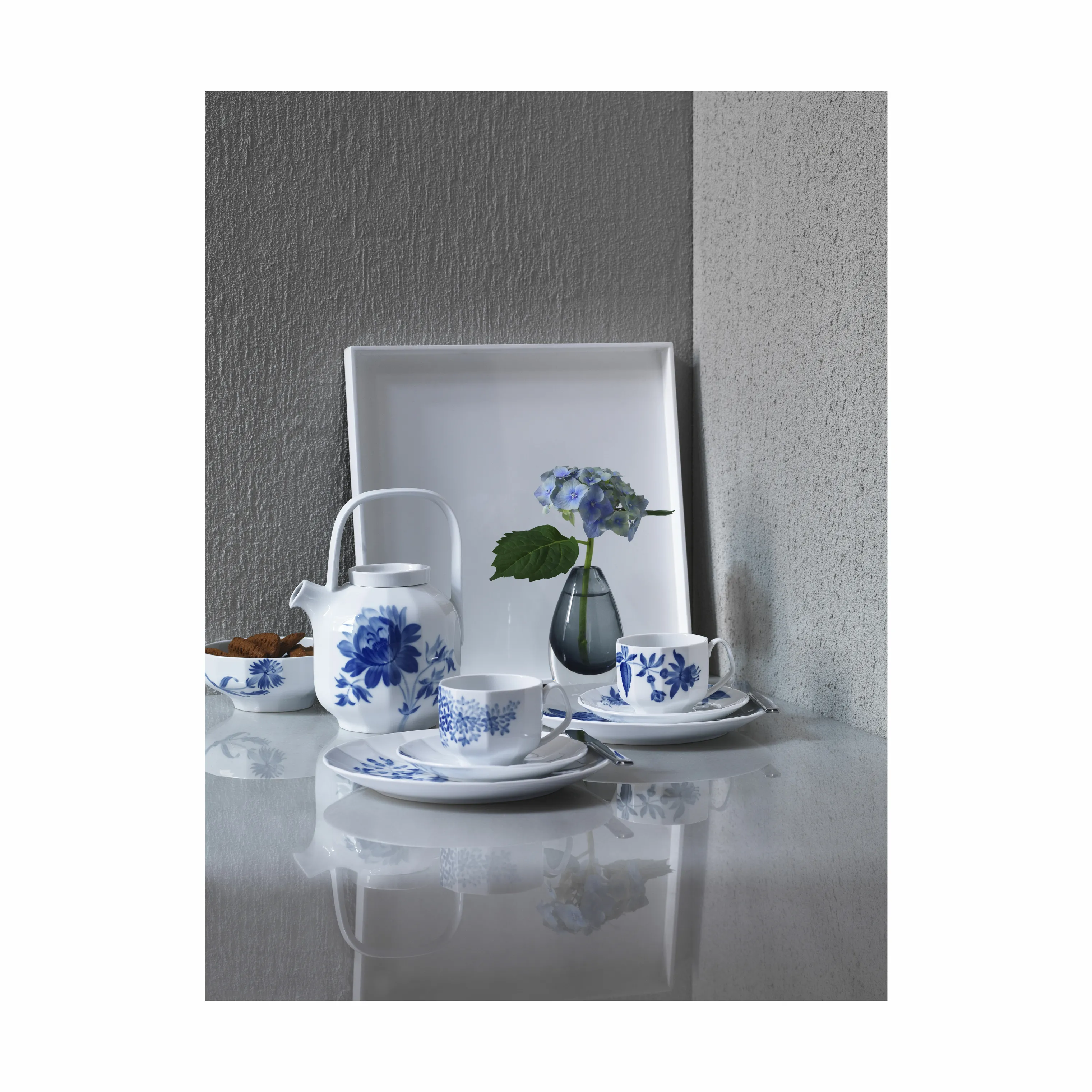 Royal Copenhagen Blomst Tallerken - Iris