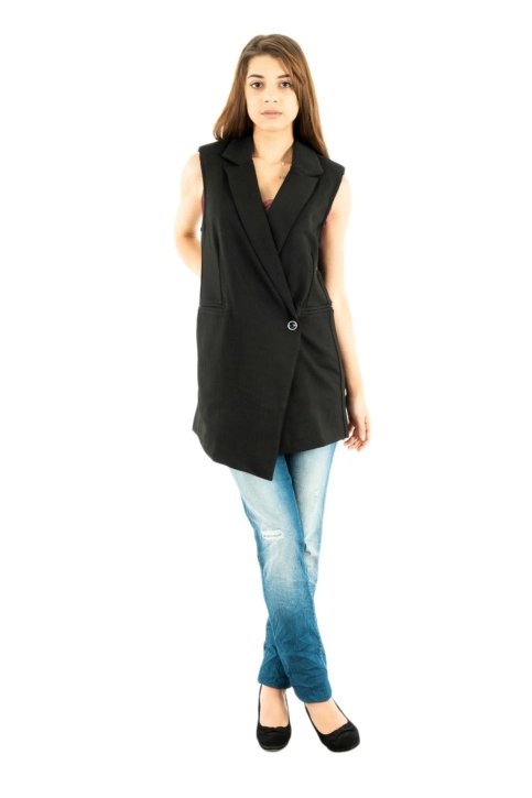 gilets cardigans ichi kate glitz 194008 black