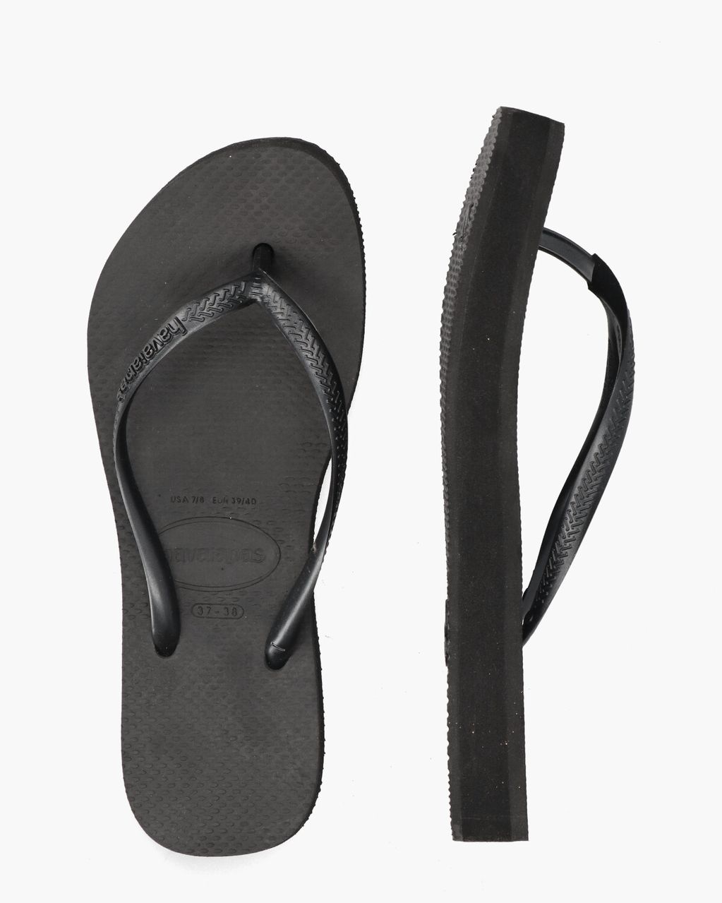 Havaianas Slim Flatform Zwart Damesslippers