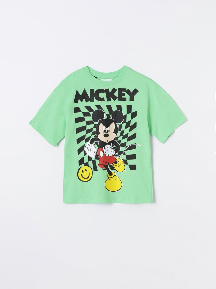 Camiseta com estampa do Mickey Mouse ©DS - Verde