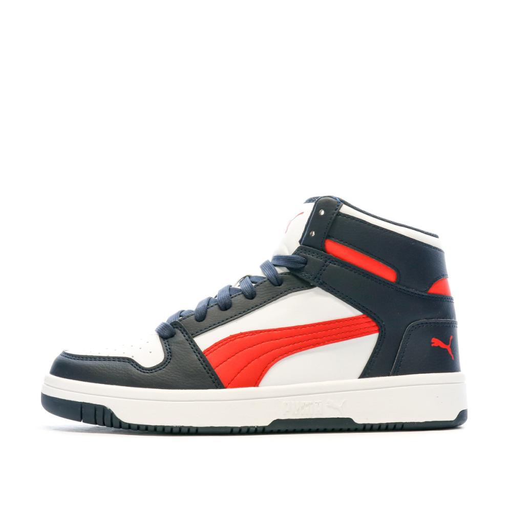 Puma Baskets Noires/Rouges Homme Puma Rebound