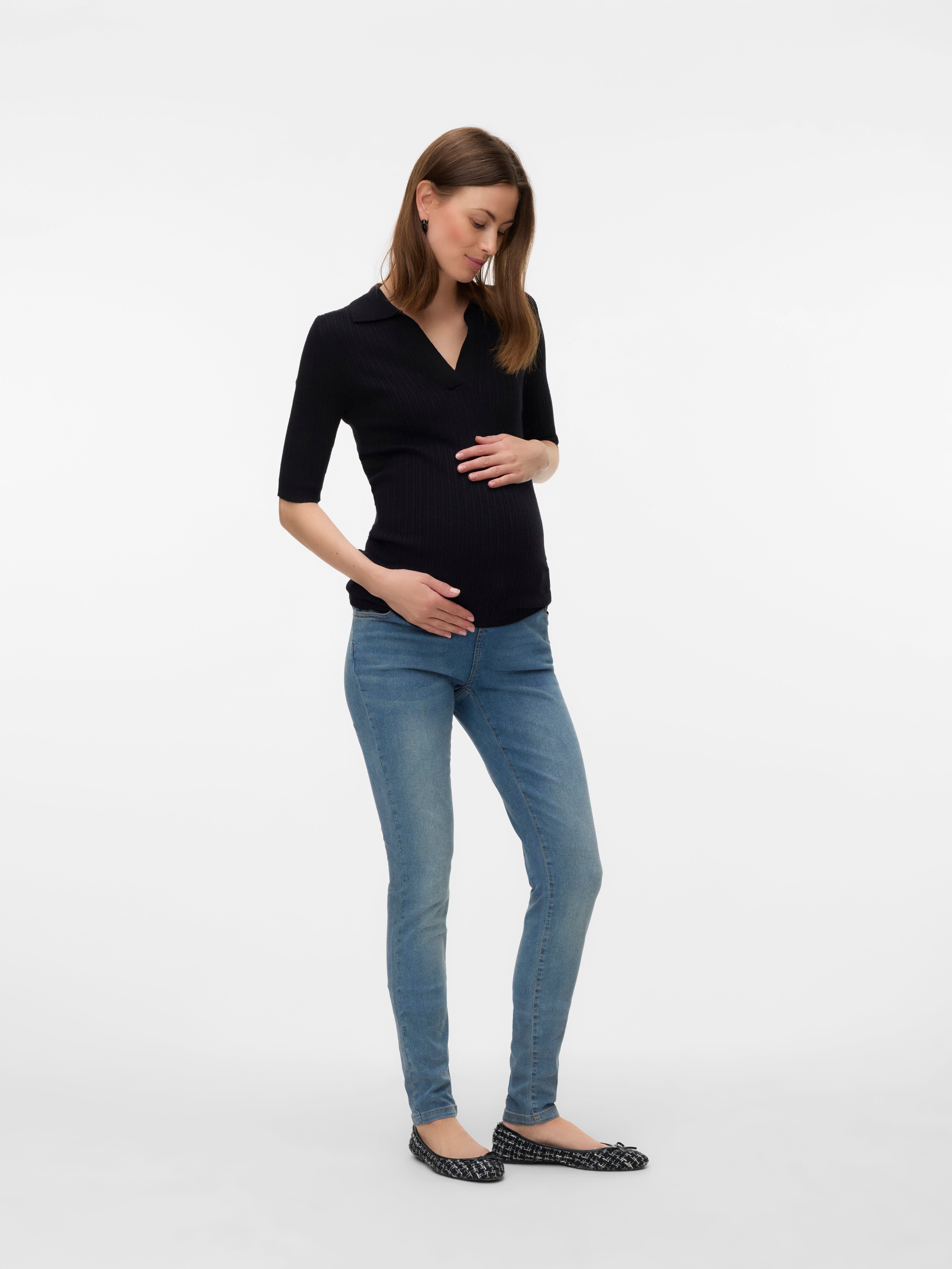 Gebreide Zwangerschaps-pullover