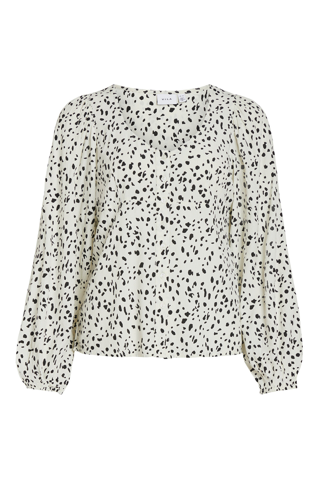 Blusa comprida de manga comprida com modelagem solta - Cinza