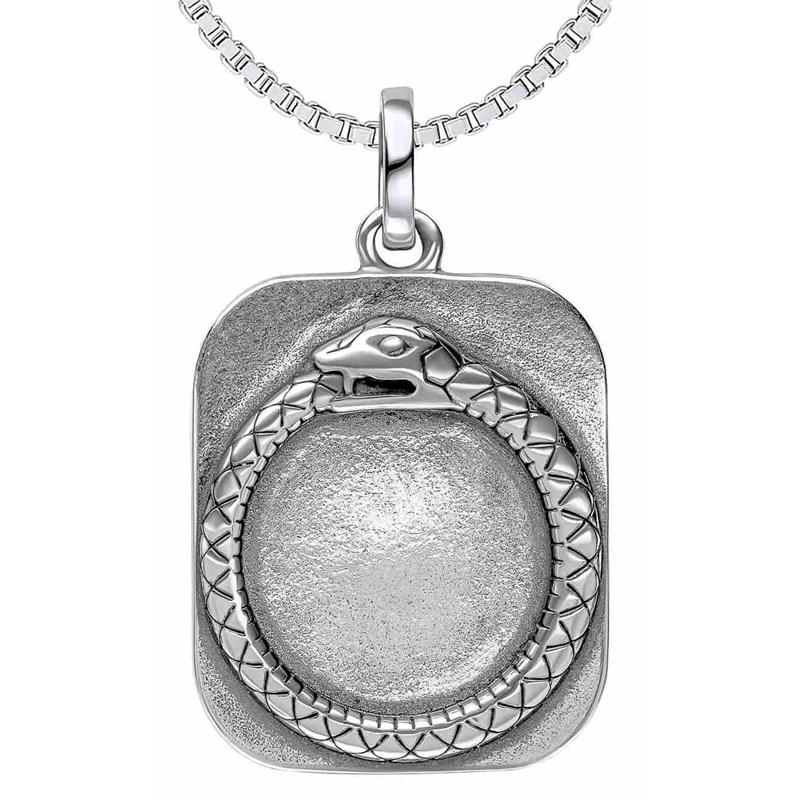 Collier serpent en acier inoxydable