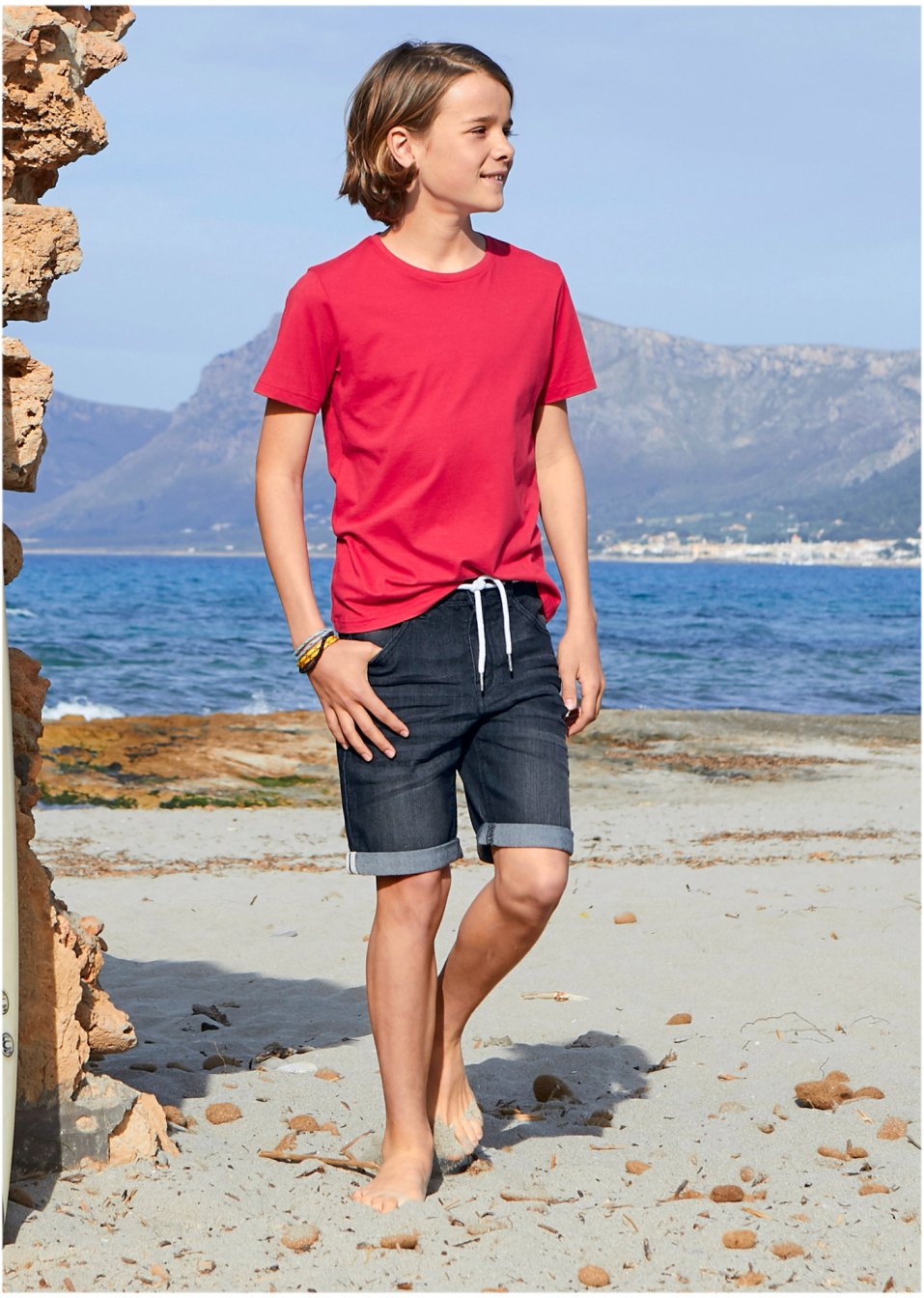 Lot de 3 T-shirts basiques garçon en coton