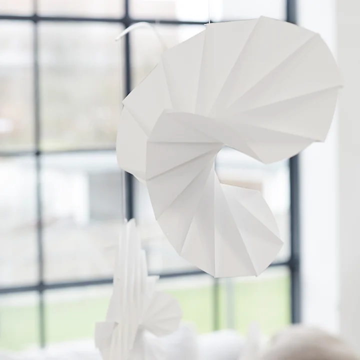 Flensted Mobiles - Waves 5 Mobile, weiss