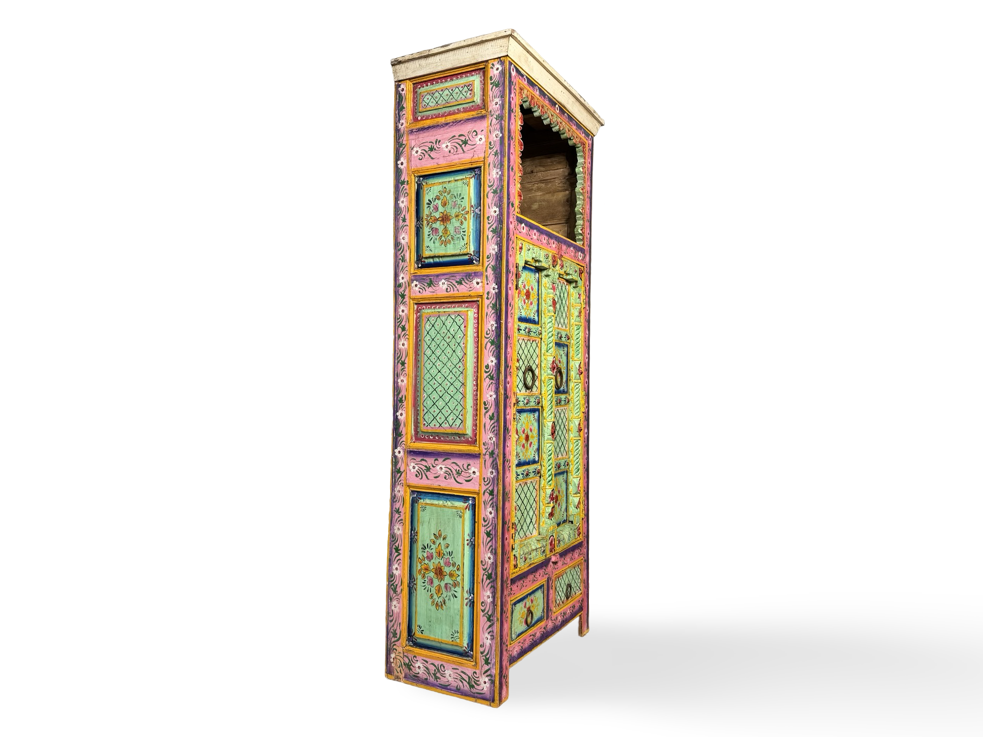 Kast 2 deur 2 la mixed color uniek