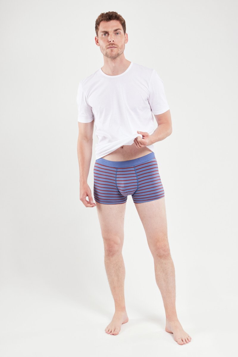 Boxer rayé - coton léger