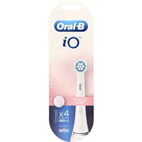 Oral-B iO Gentle Care tandbørstehoveder 4-pak