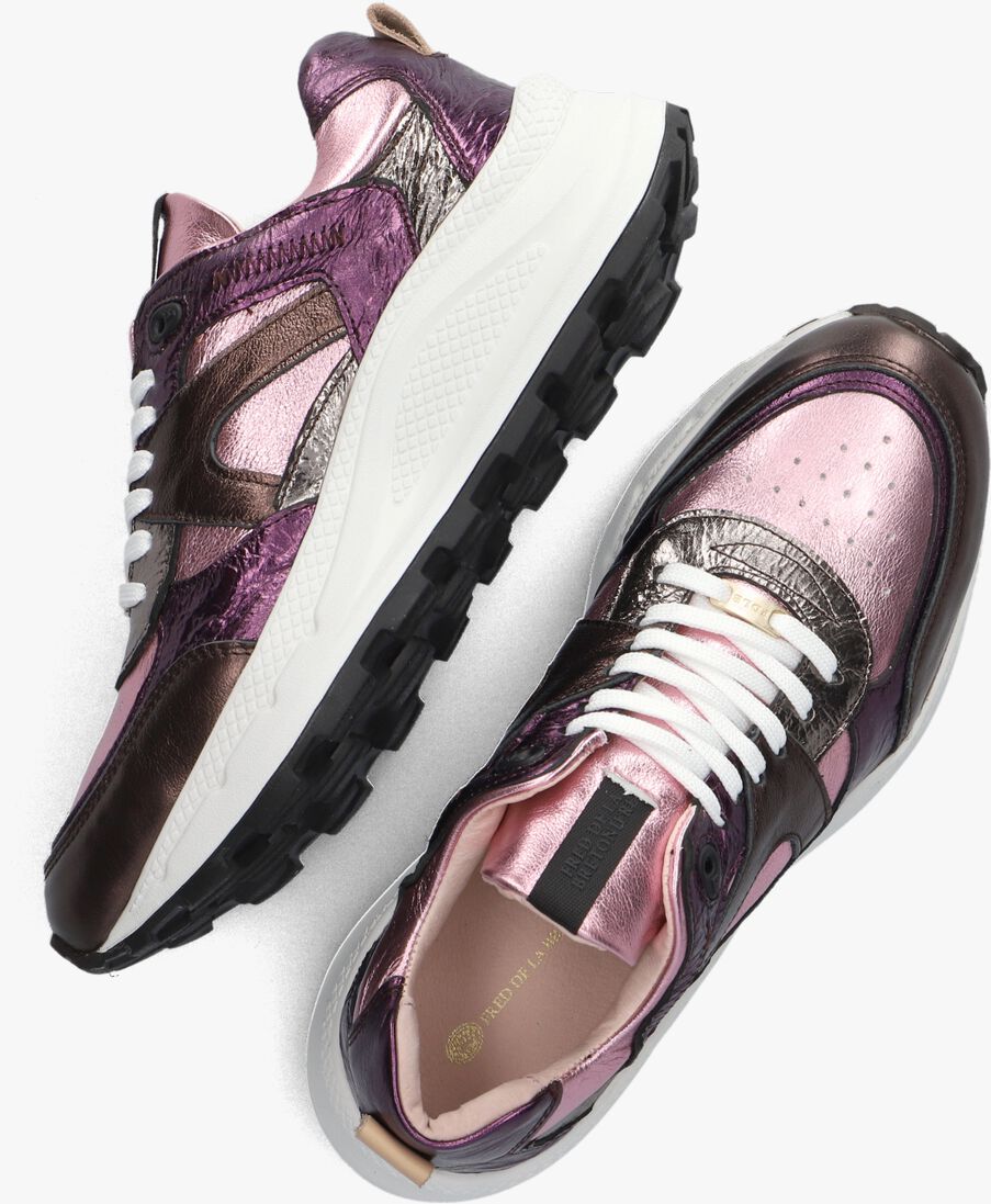 FRED DE LA BRETONIERE roze fred de la bretoniere lage sneakers hazel low