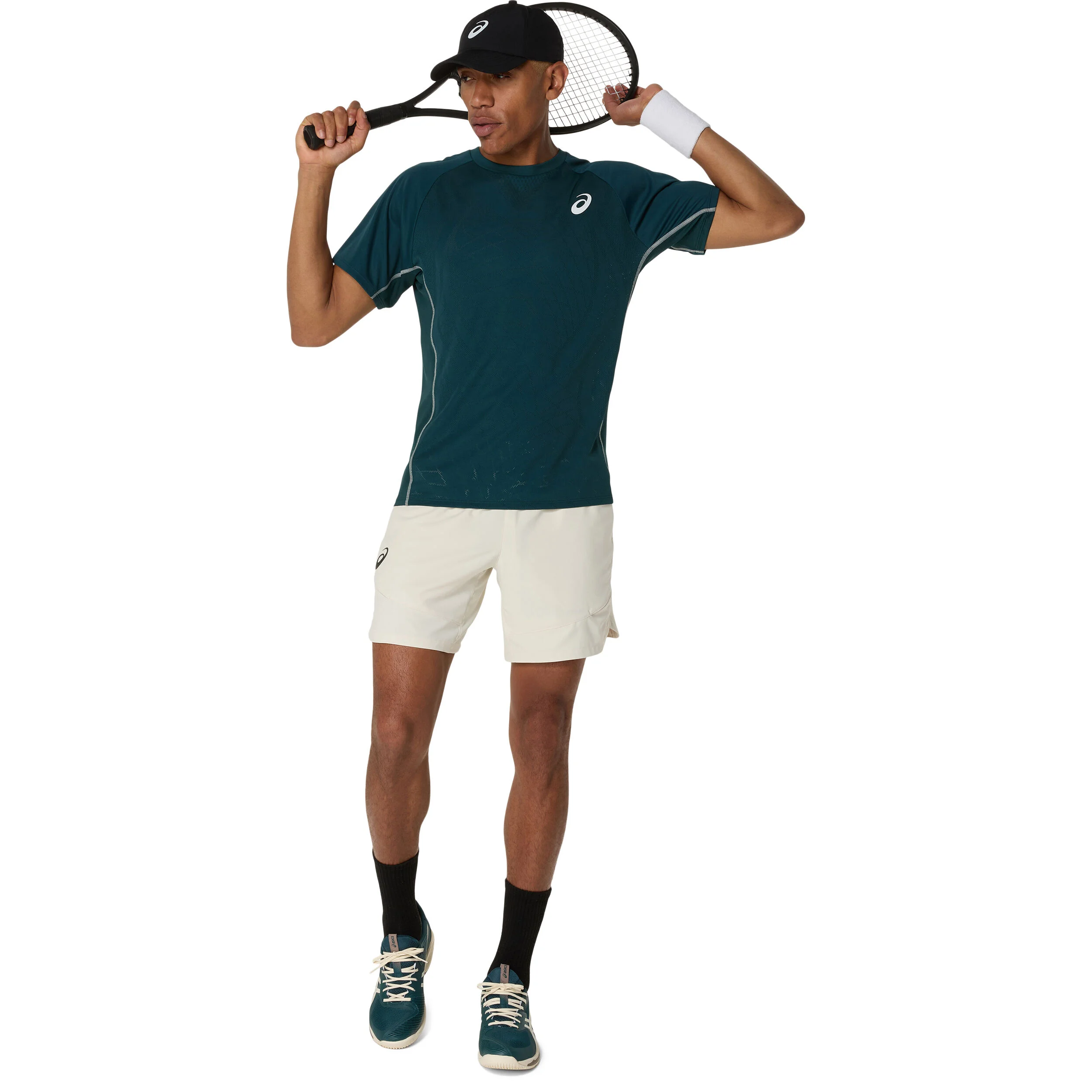 ASICS Match Actibreeze T-shirt Hommes - Vert Foncé