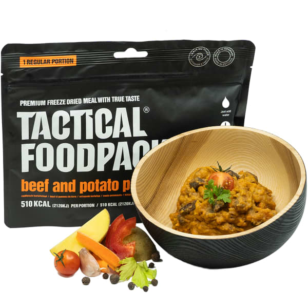 Repas lyophilisé TACTICAL FOODPACK FOODPACK BEEF AND POTATO POT 100G UNI