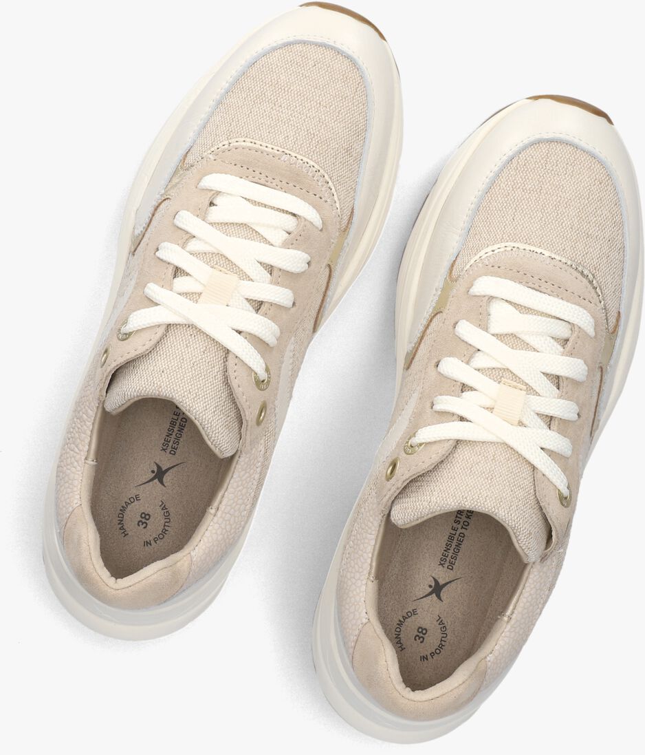 beige xsensible lage sneakers ponte vecchio
