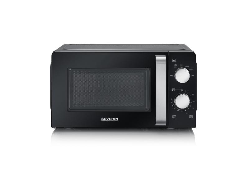Severin Mikrowelle MW7886 Schwarz Mikrowelle mit einer Leistung von 700 Watt