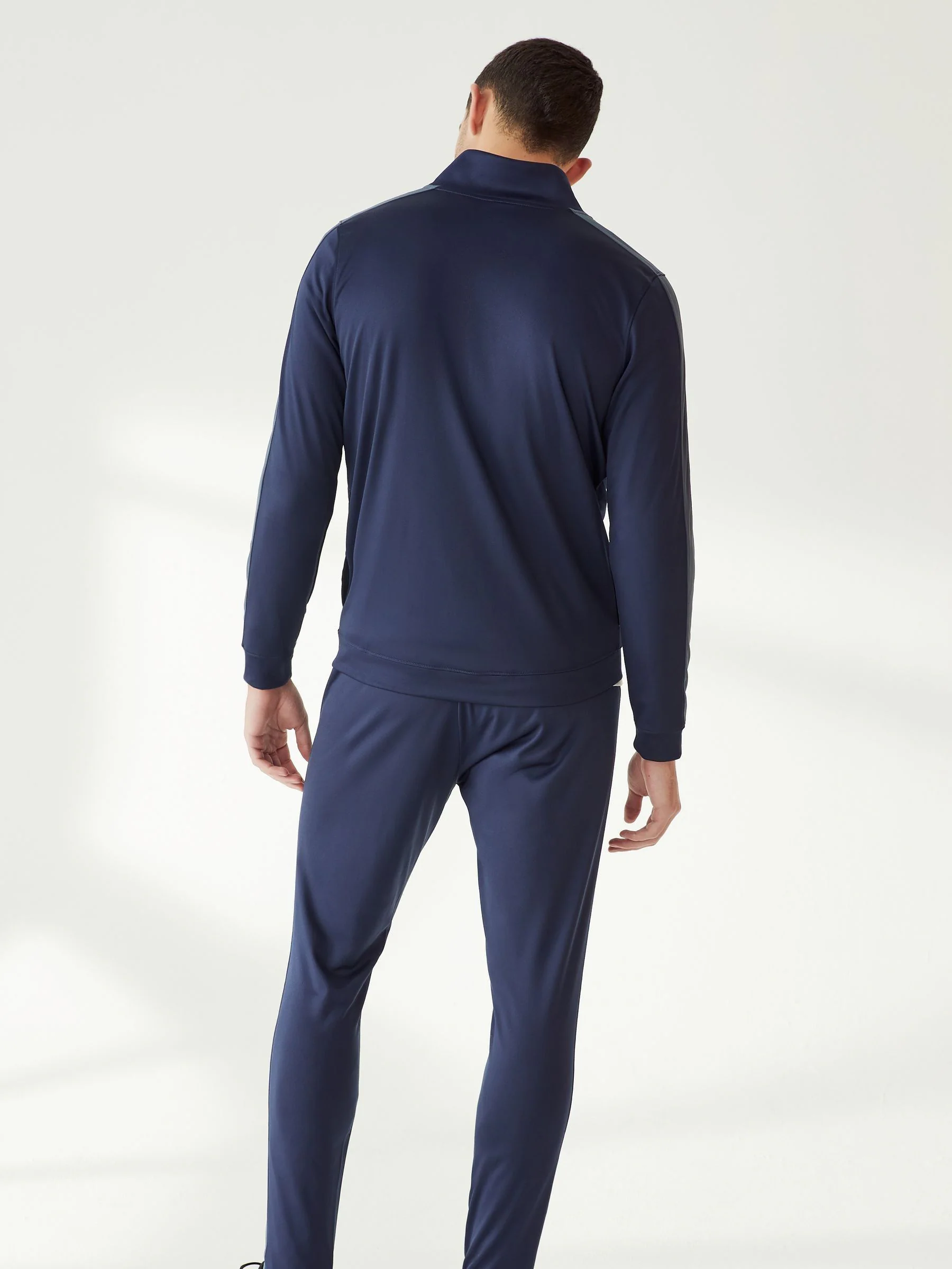 Donkerblauw/grijs - Under Armour Rival gebreid trainingspak met capuchon