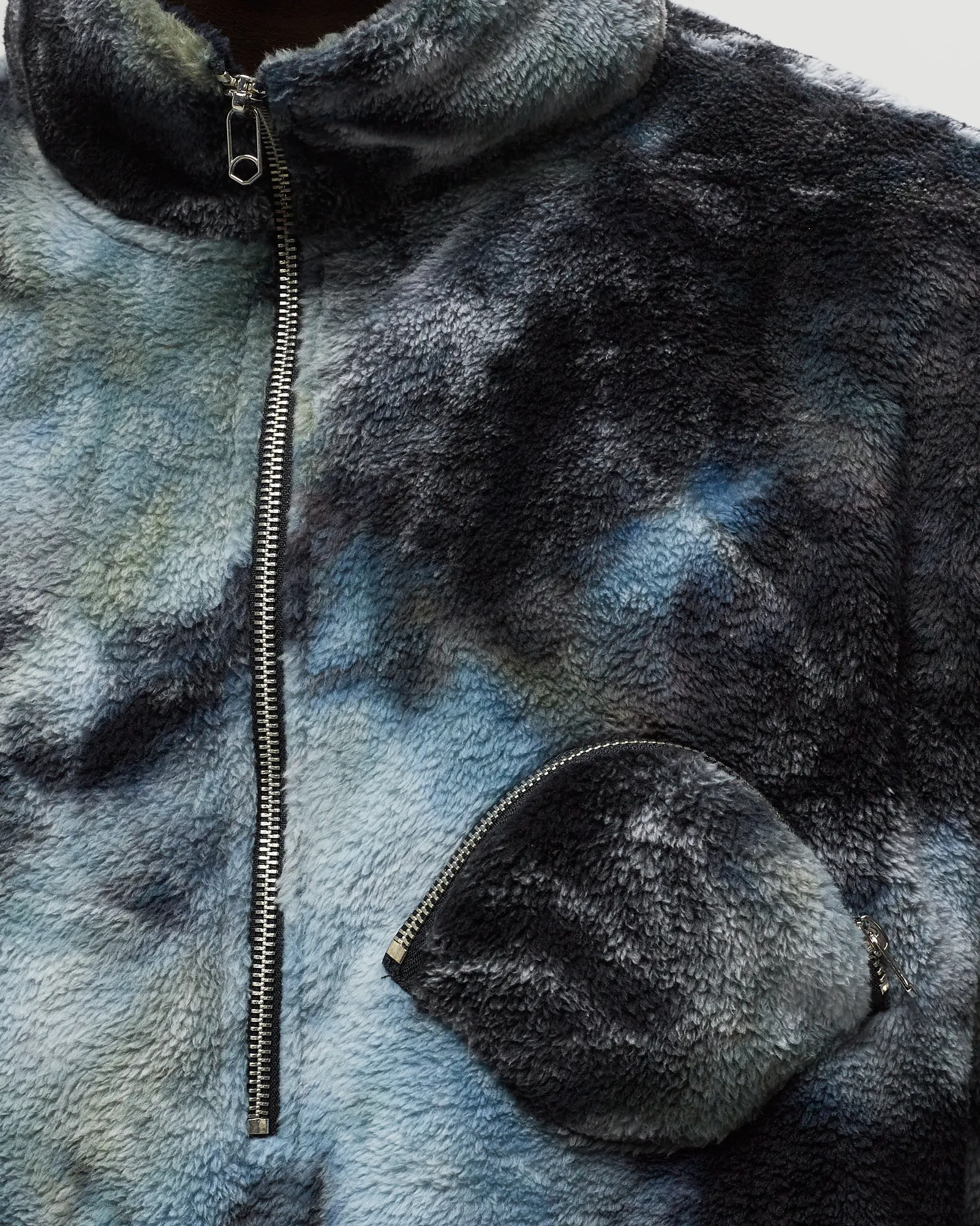 New Amsterdam HALF ZIP OYSTER TIE DYE