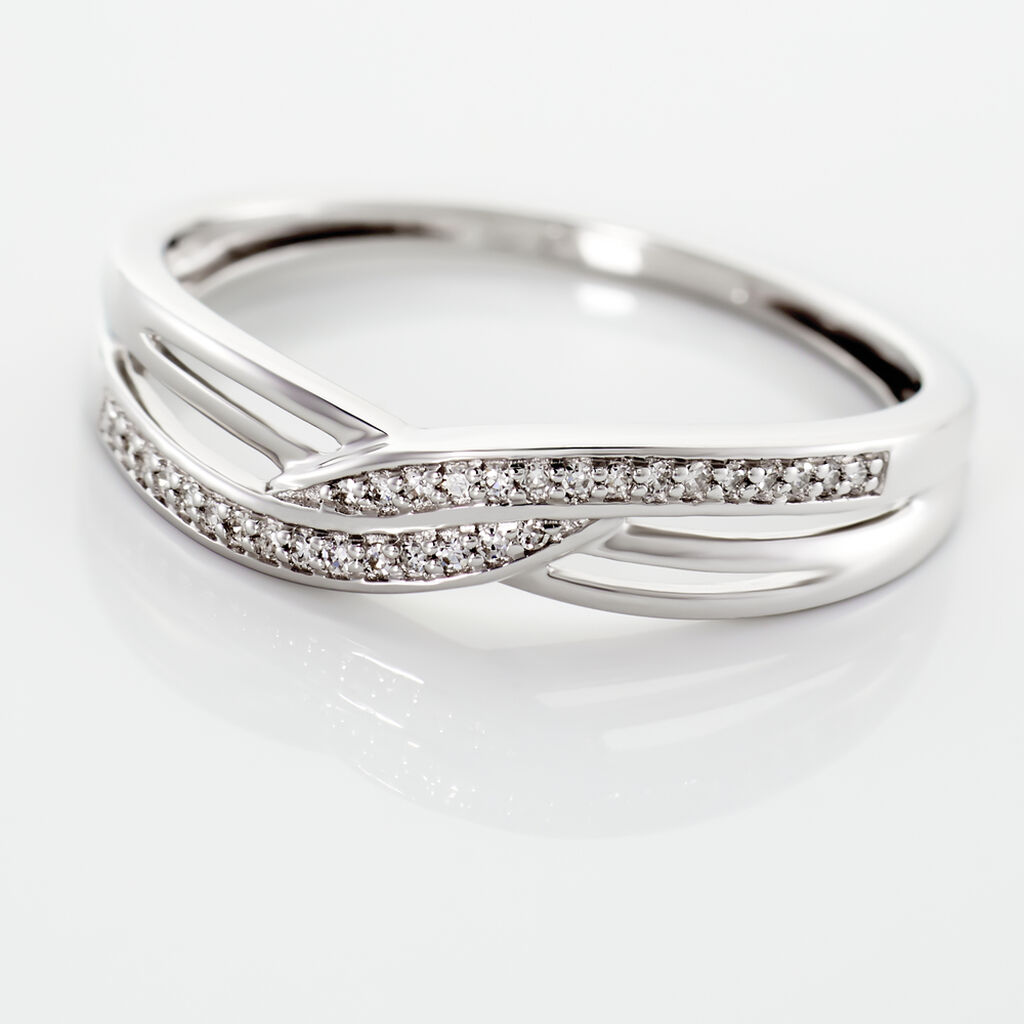 Bague Ilariane Or Blanc Diamant