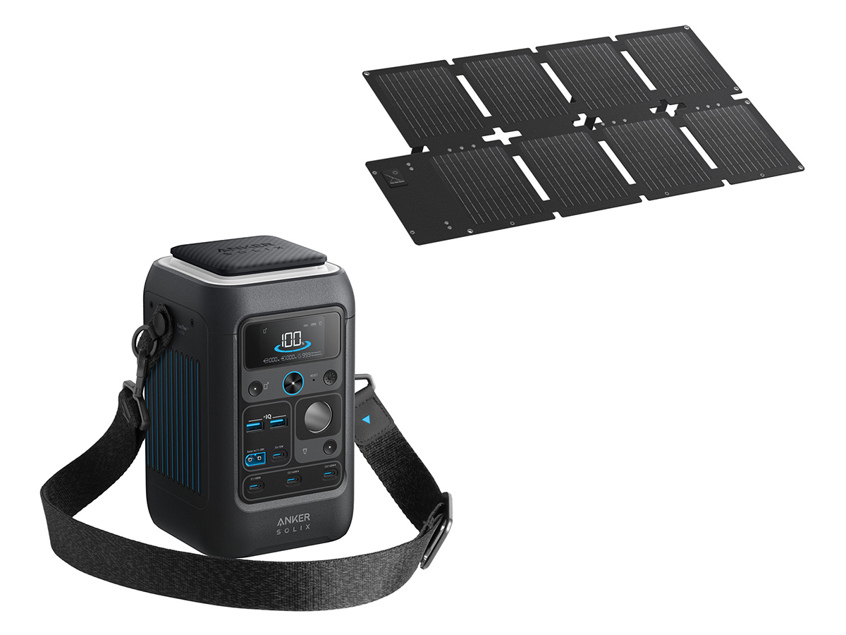 Anker SOLIX C300X DC powerstation met PS60 zonnepaneel
