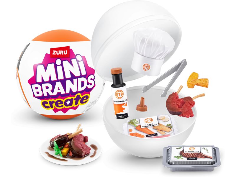 Zuru Master Chef Mini Brands Series 1 assortiert Miniaturgerichte in Überraschungsball