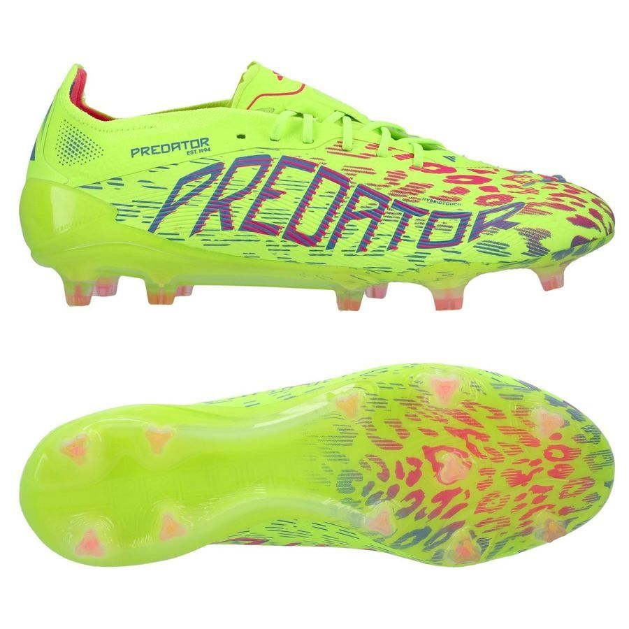 adidas Predator Elite FG Mystic Victory - Lucid Lemon/Lucid Pink/Blue Fusion