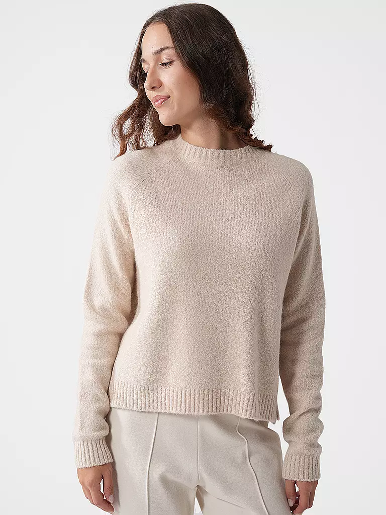 BOSS Pullover FEBISAN weiss