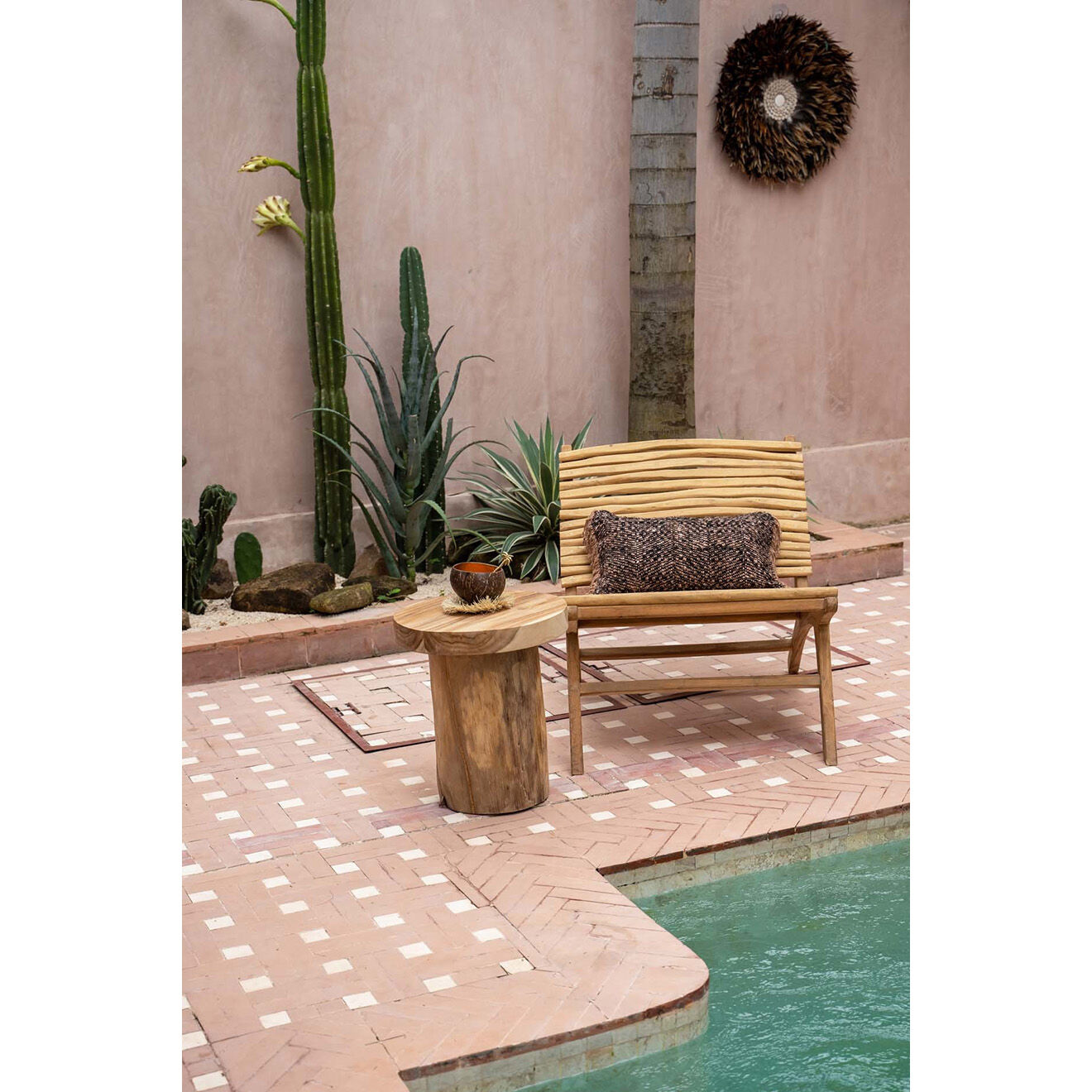 Bazar Bizar Fauteuil The Islander naturel -  69x78x70 cm