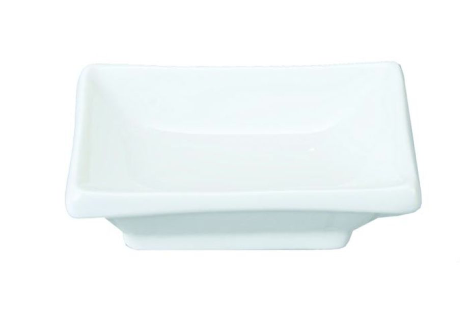 Sausschaaltje 10x6cm Wit