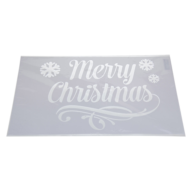Weihnachtsschablone - ca. 50 x 30 cm - 1 Stück