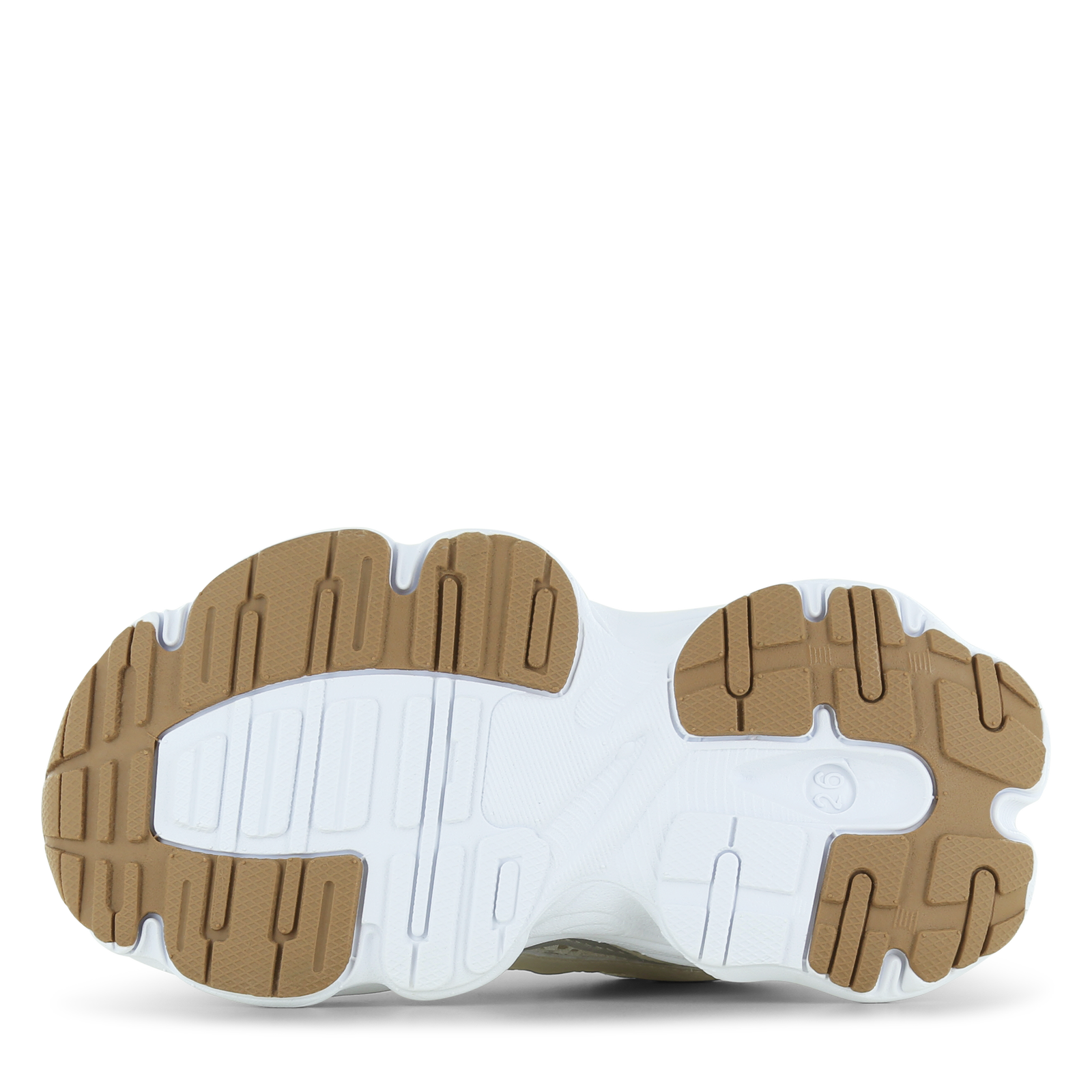 Shoesme beige-gouden sneaker Microleer | Meisjes schoenen