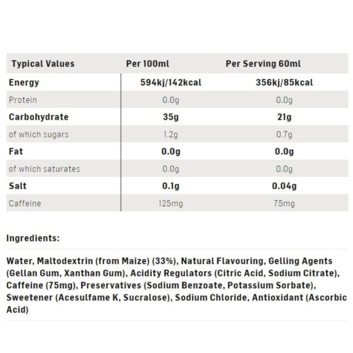 SIS Unisex Energi-gels Go Energy + Koffein Gel