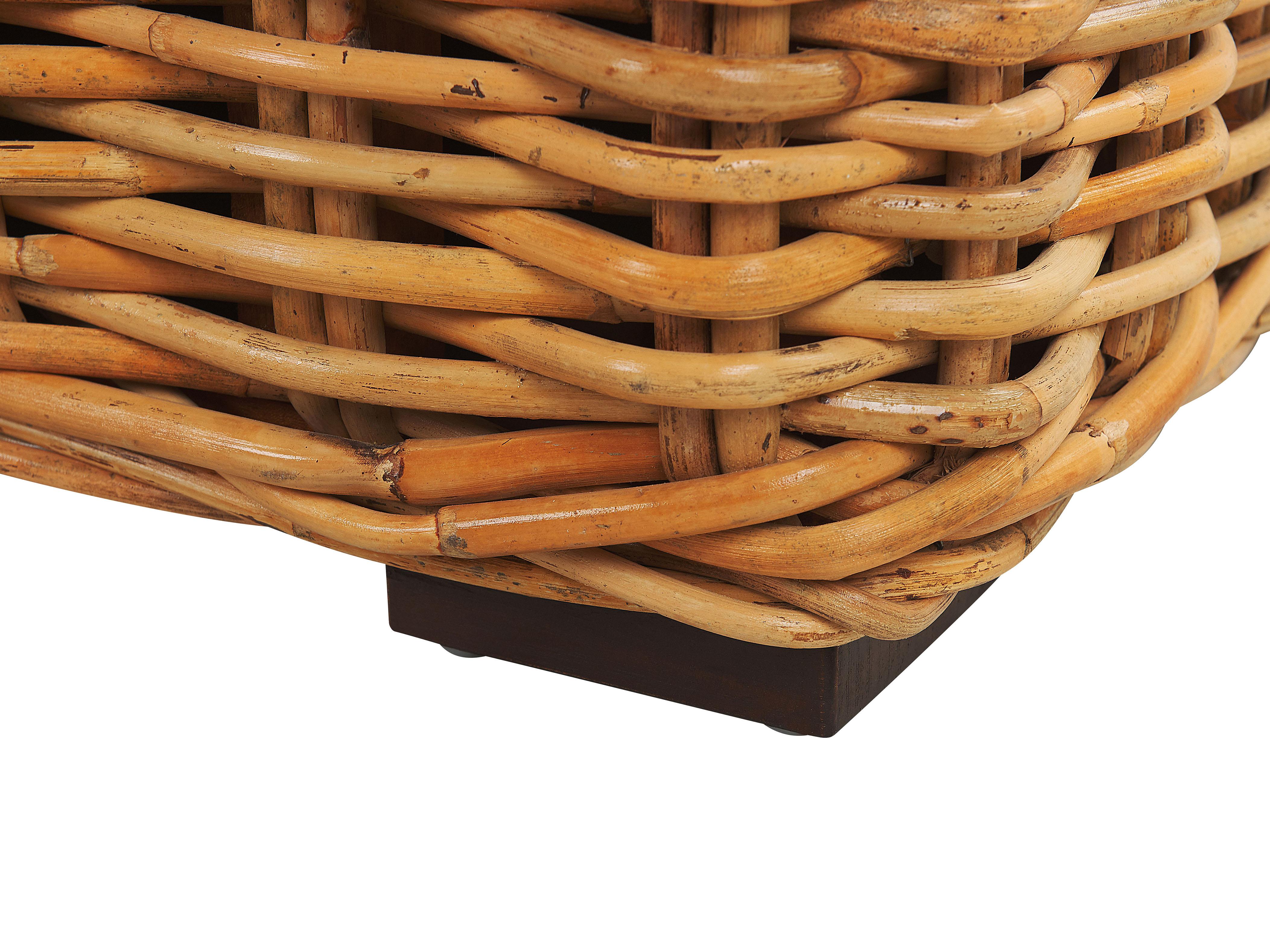 Tuin loungebank 3-zits FORLI Rotan Natuurlijk
