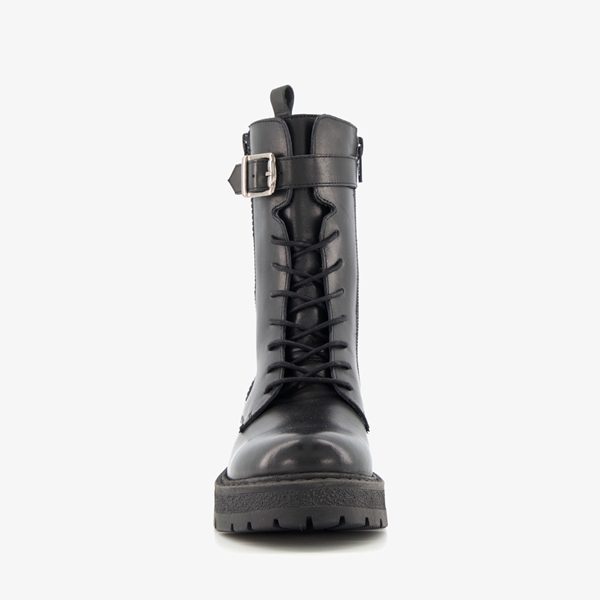 Groot hoge leren meisjes veterboots