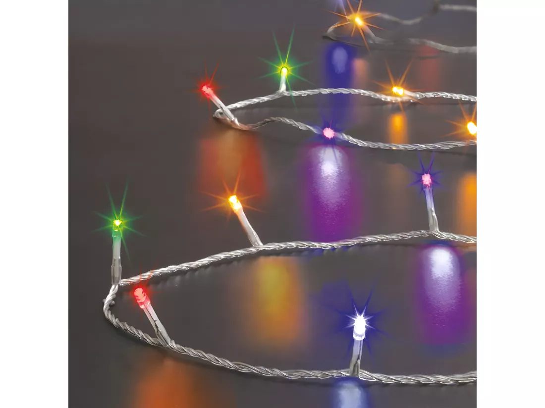 Guirlande Lumineuse Extérieur 30 m 300 LED Multicolore et 8 jeux de lumière