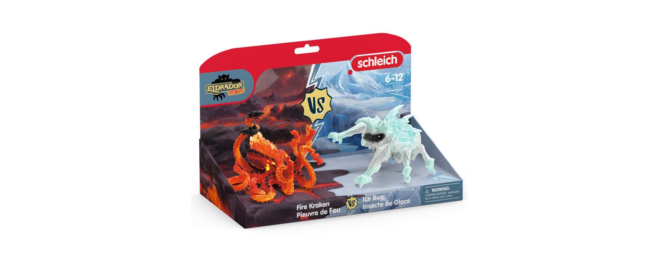 Eiskäfer vs. FeuerkrakeEldrador Creatures Sammelfiguren-Set