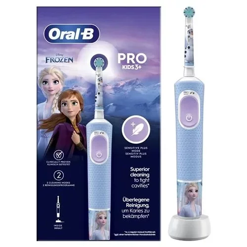 PRO KIDS 3+ - Brosse à Dents Electrique La Reine des Neiges - Oral B - 1 Unité