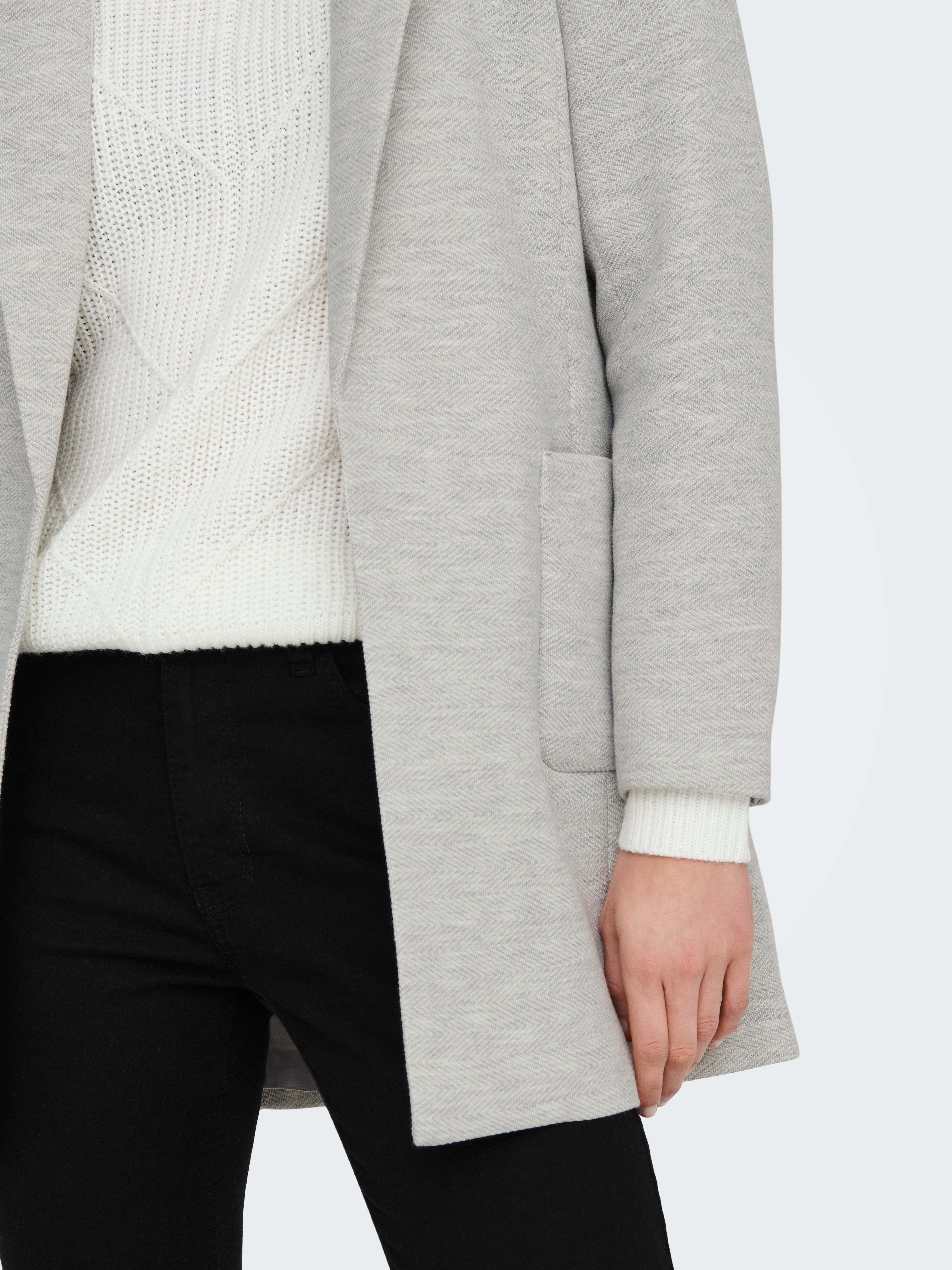 ONLBAKER-LINEA Blazer Light Grey Melange